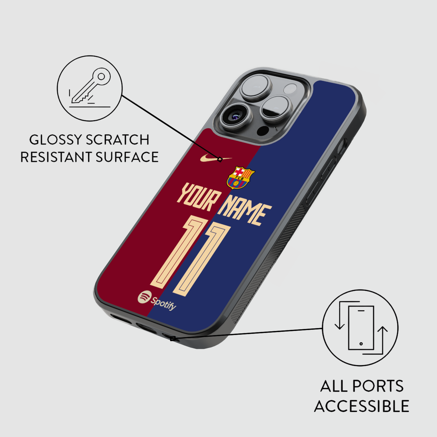 Barcellona – Home Kit 24/25 – Edizione personalizzata