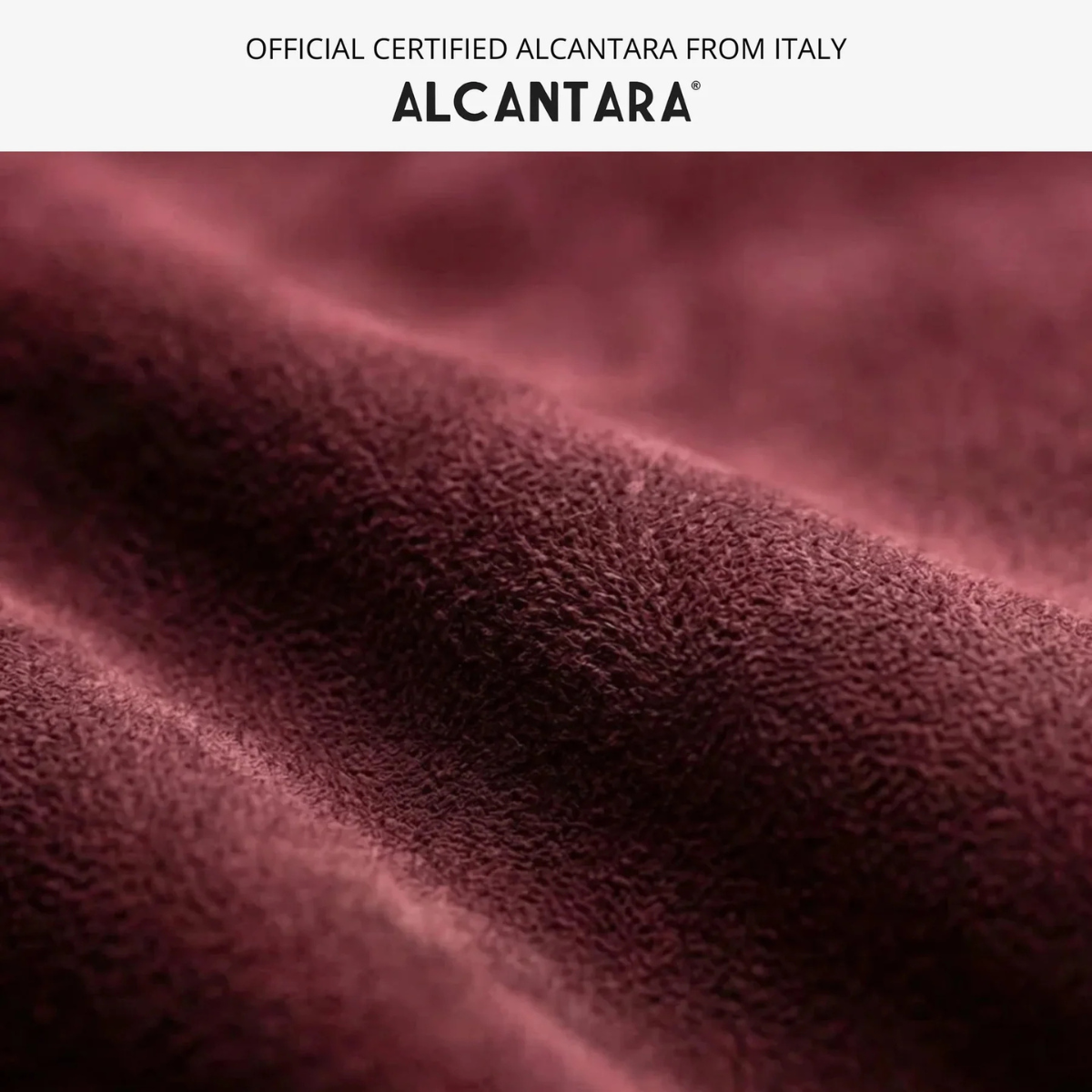 Alcantara Case - Wine Red