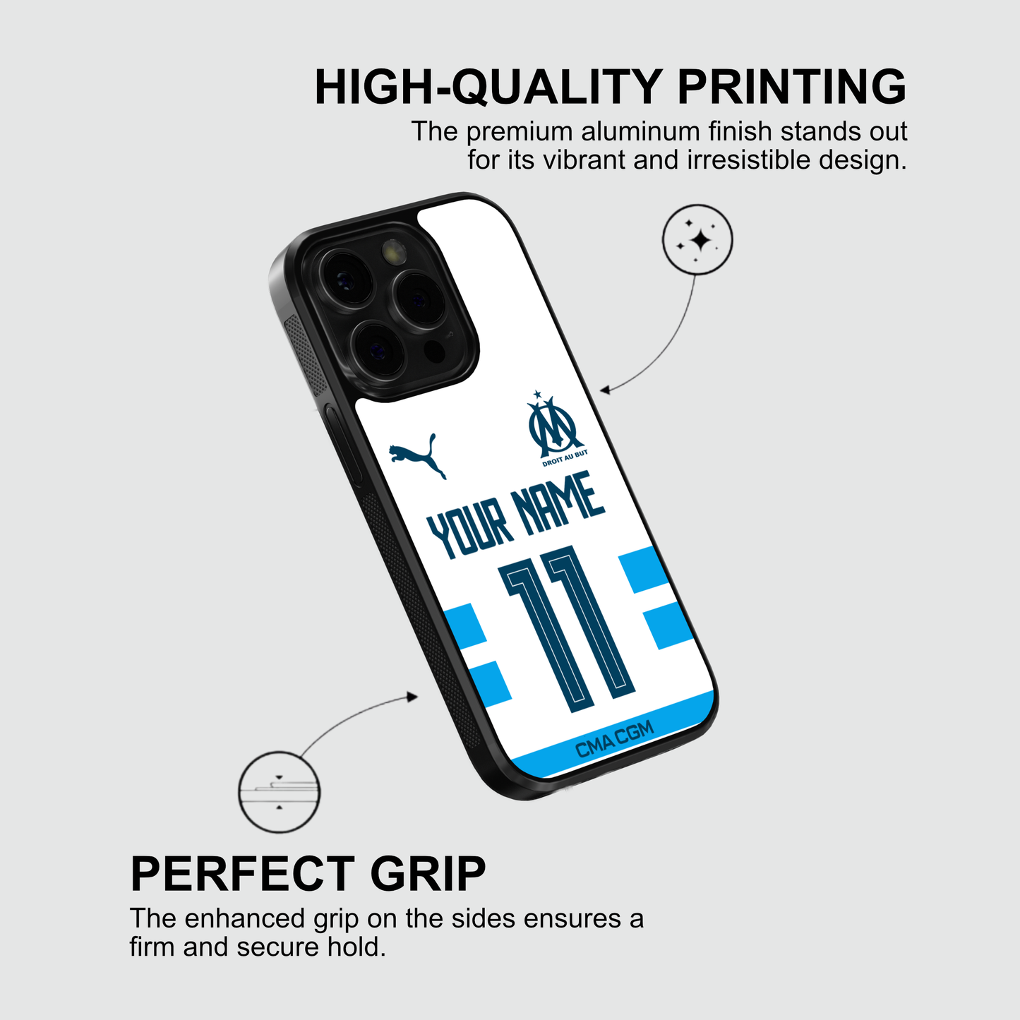 PSGOlympique de Marseille - Home Kit 24/25 - Custom Edition