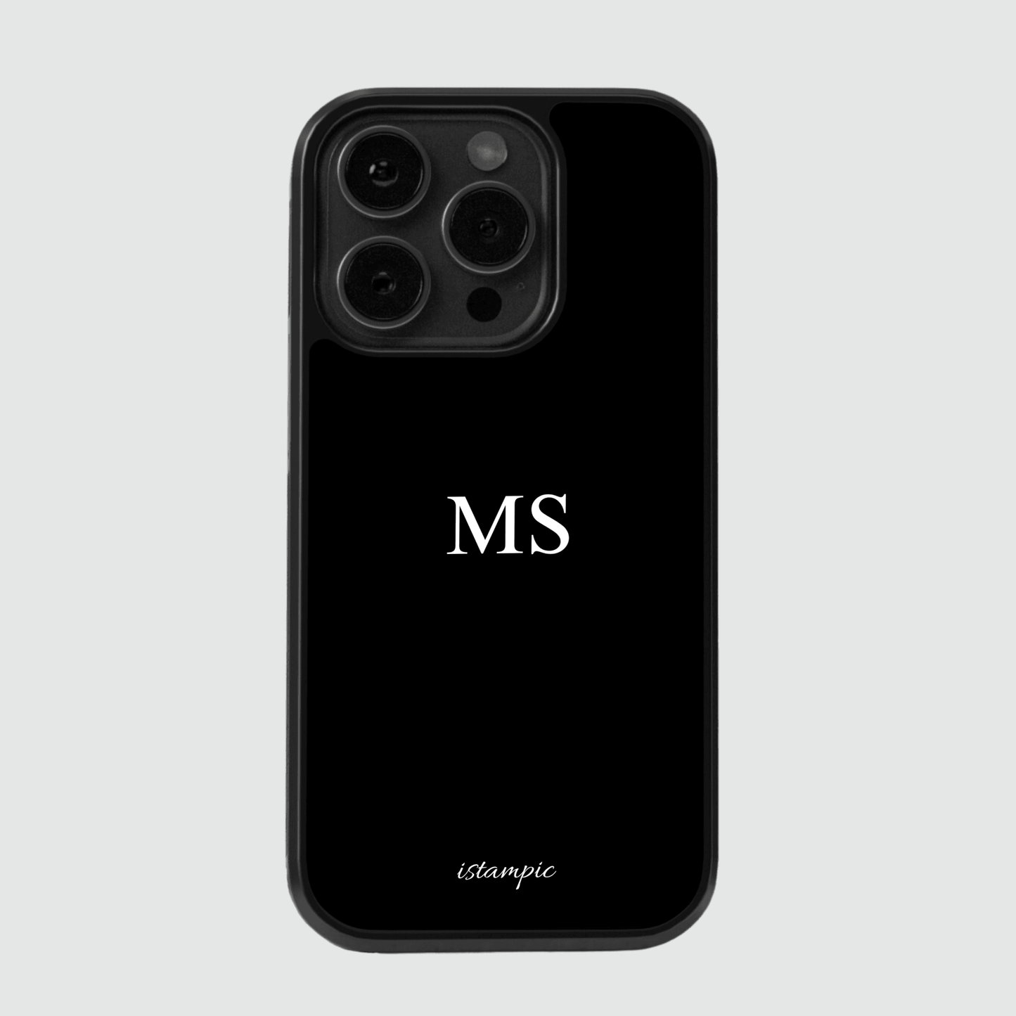 Black Initials Case