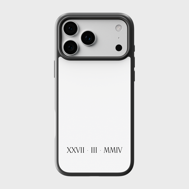 Aeternum Date Cover - White