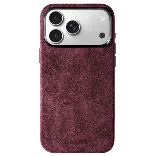 Alcantara Case - Wine Red