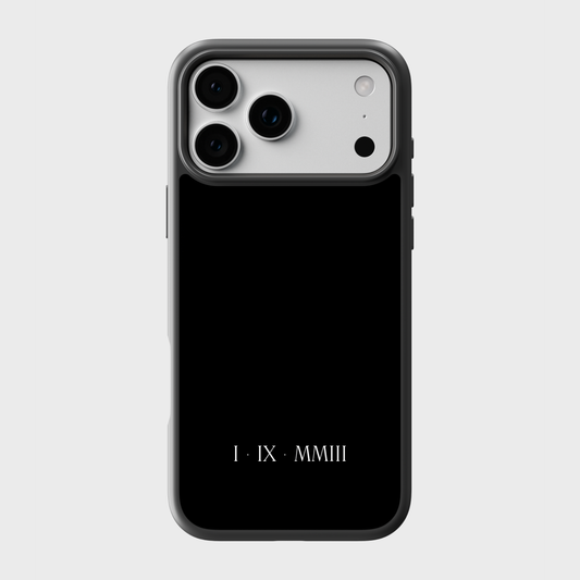 Aeternum Date Cover - Black
