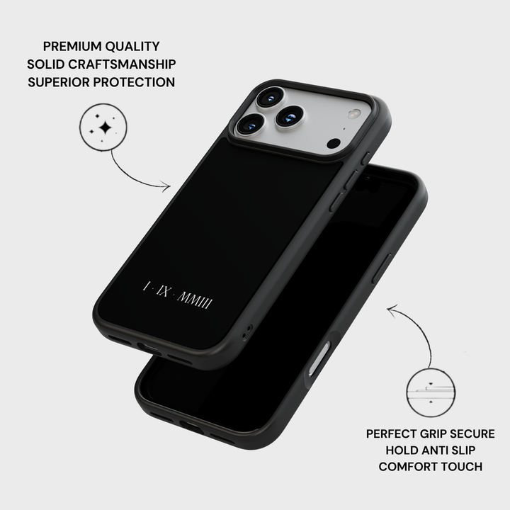 Aeternum Date Cover - Black