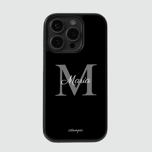 Black Initials Case