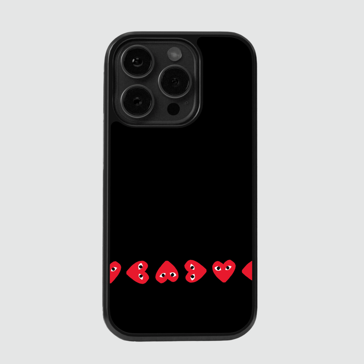 Converce X CDG – Black Multi Heart