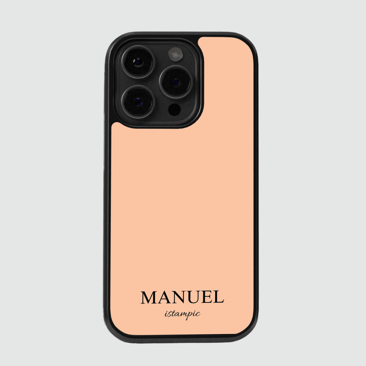 Orange Initialen Etui